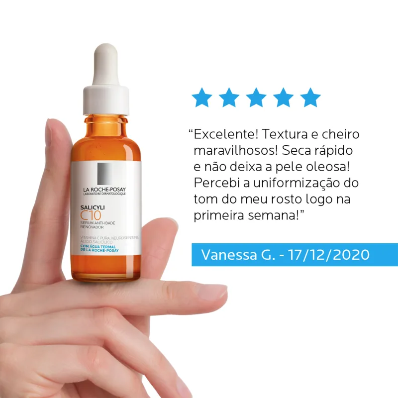 La Roche-Posay Salicyli C10 – Redutor de Linhas 30ml