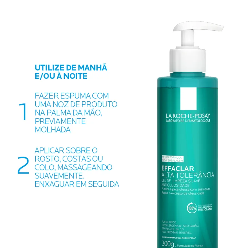 La Roche-Posay Effaclar Alta Tolerância – Sabonete Facial 300g