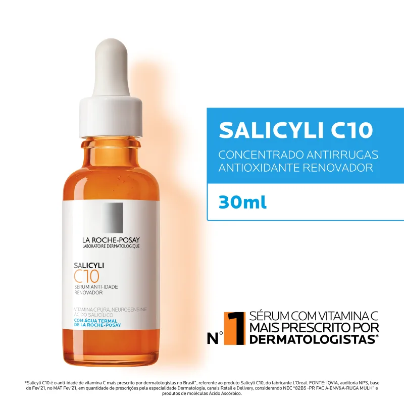 La Roche-Posay Salicyli C10 – Redutor de Linhas 30ml