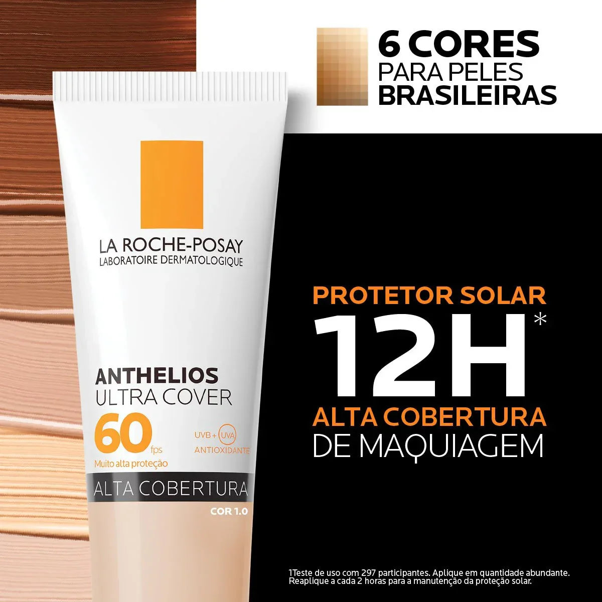Protetor Solar Facial com Cor La Roche-Posay Anthelios Ultra Cover FPS60