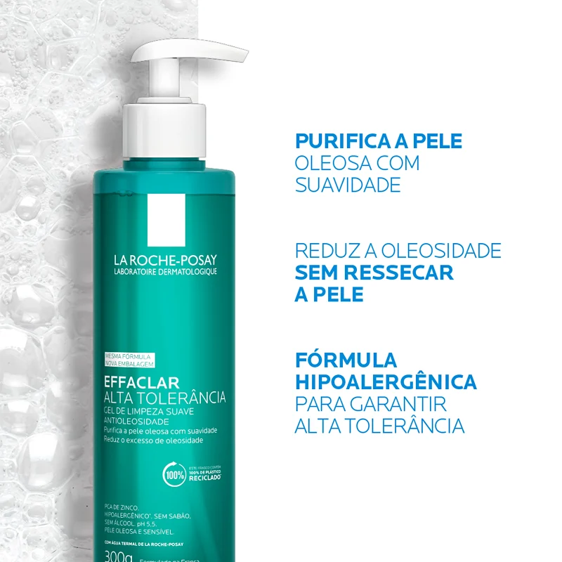 La Roche-Posay Effaclar Alta Tolerância – Sabonete Facial 300g