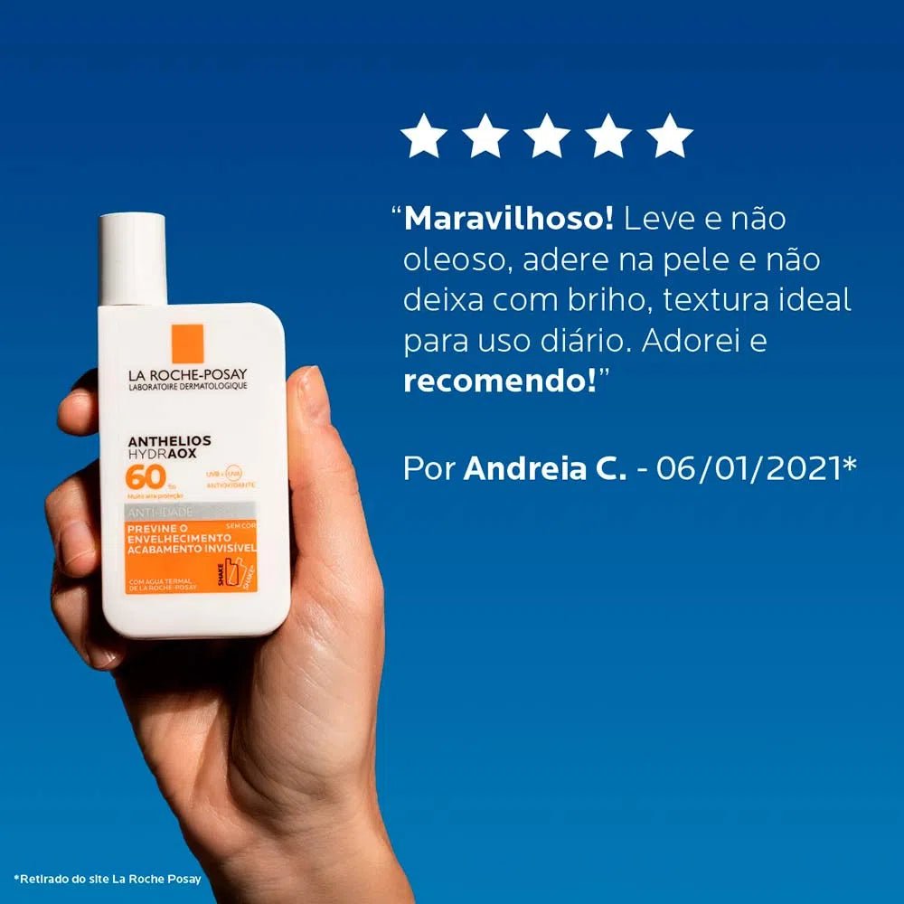 La Roche-Posay Anthelios Hydraox FPS60 – Protetor Solar 50ml
